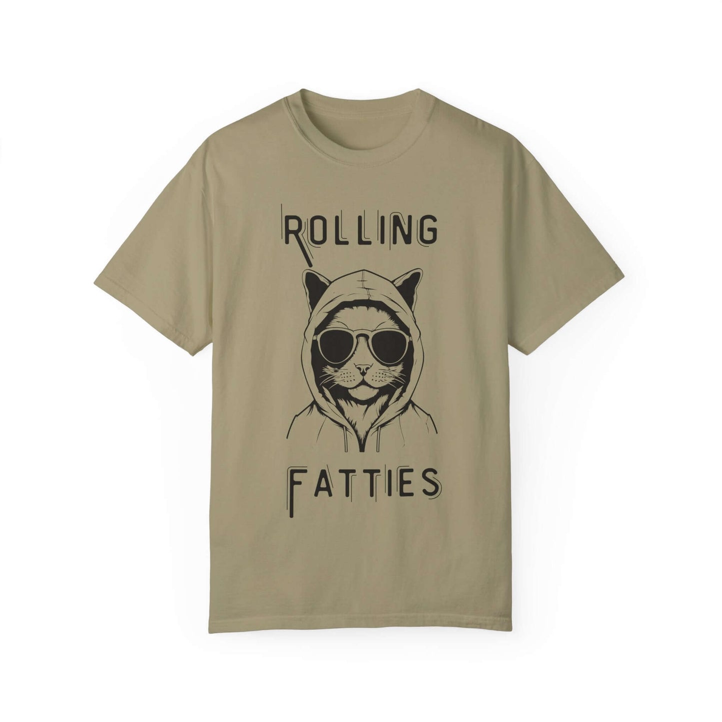 Rolling Fatties Funny Cat T-Shirt
