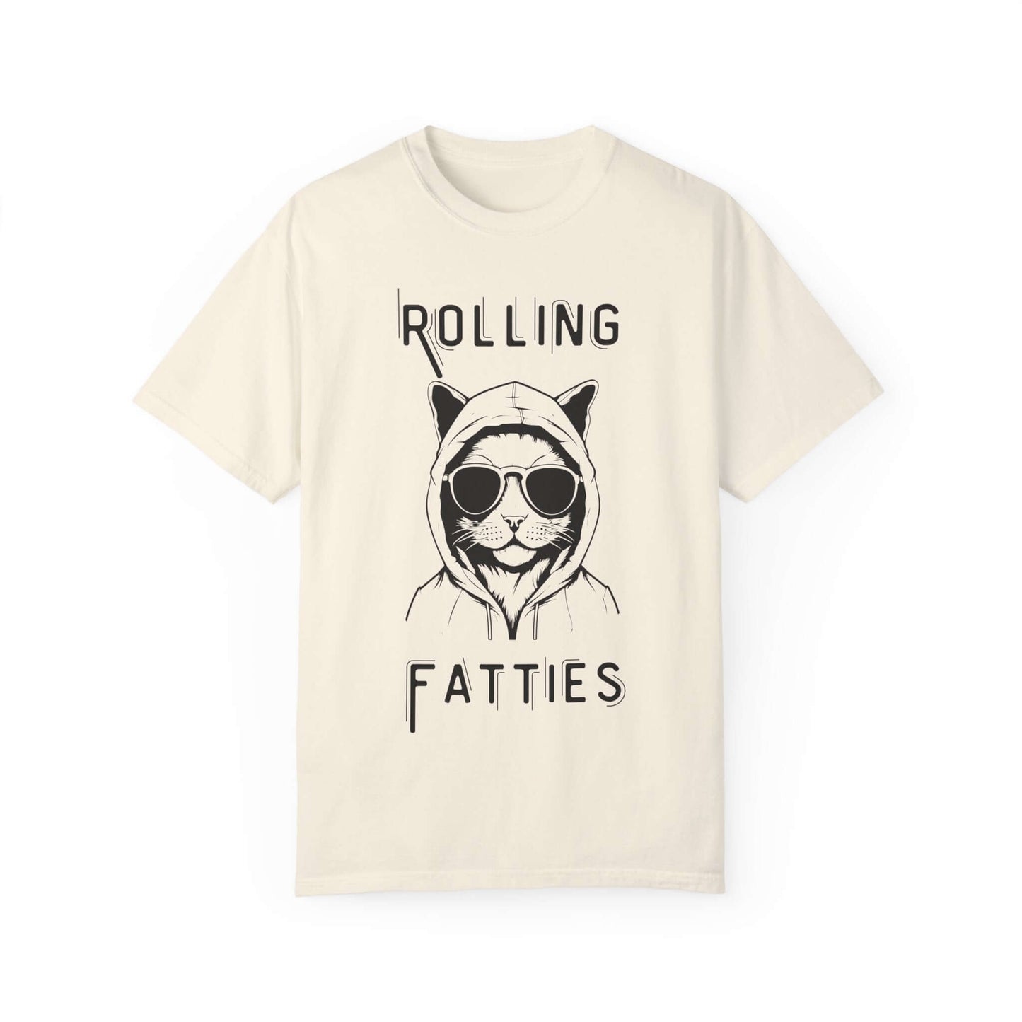 Rolling Fatties Funny Cat T-Shirt