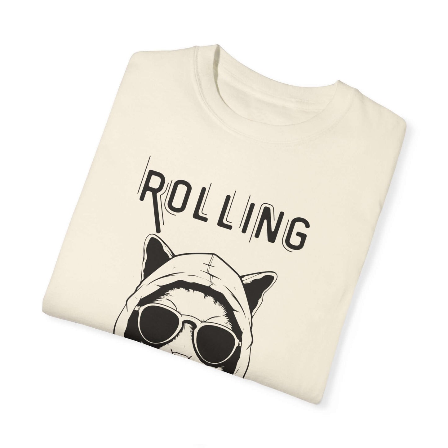 Rolling Fatties Funny Cat T-Shirt