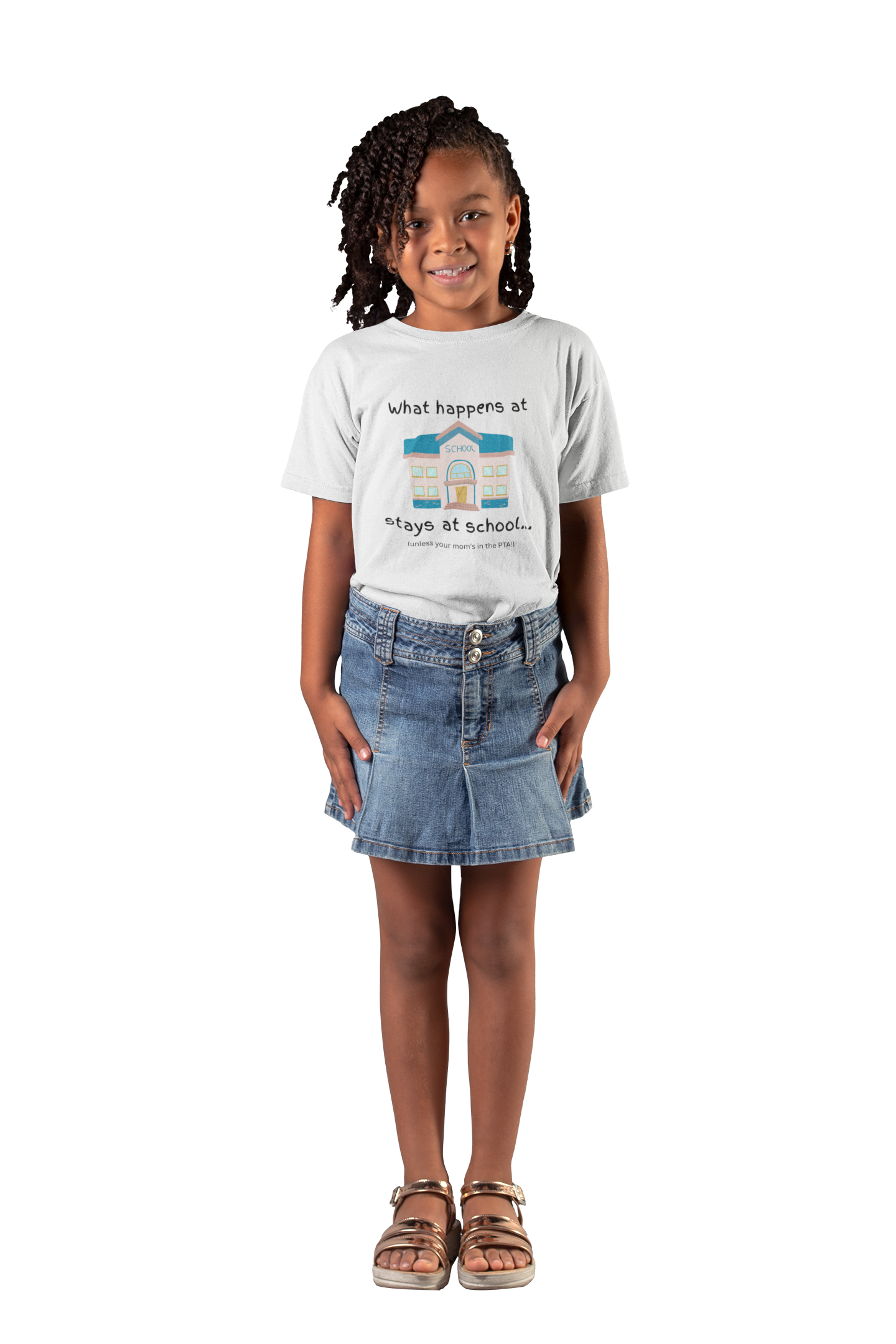 What happens at school stays at school t-shirt humor