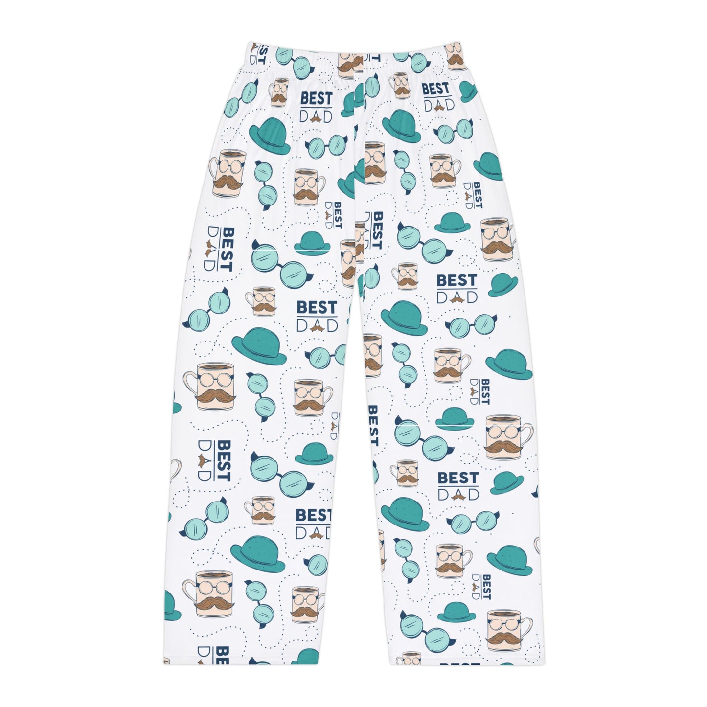 Best Dad Men's Pajama Pants, Comfy Sleepwear, Father's Day Gift, Relaxation Pants, Fun Patterned Lounge Bottoms