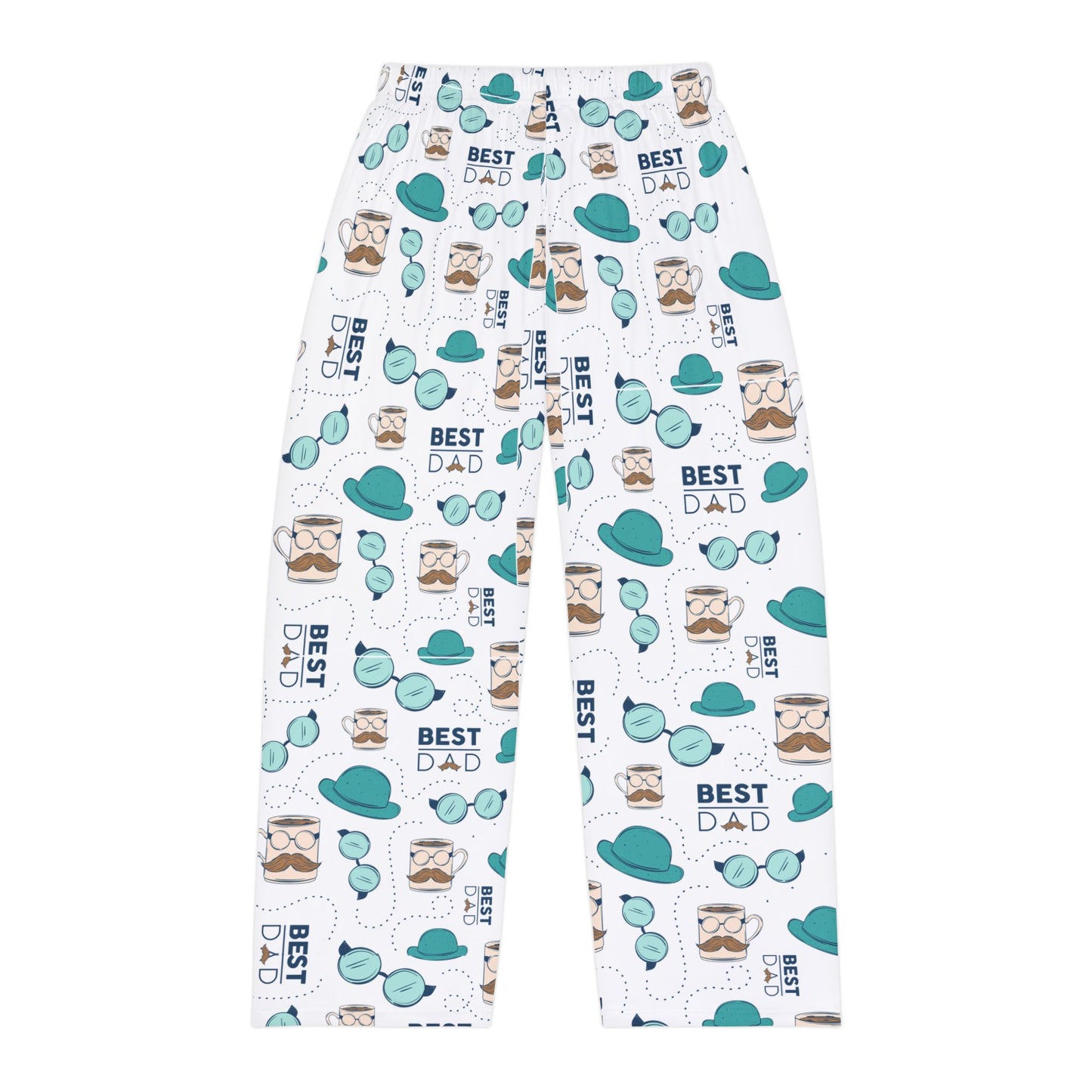 Best Dad Men's Pajama Pants, Comfy Sleepwear, Father's Day Gift, Relaxation Pants, Fun Patterned Lounge Bottoms