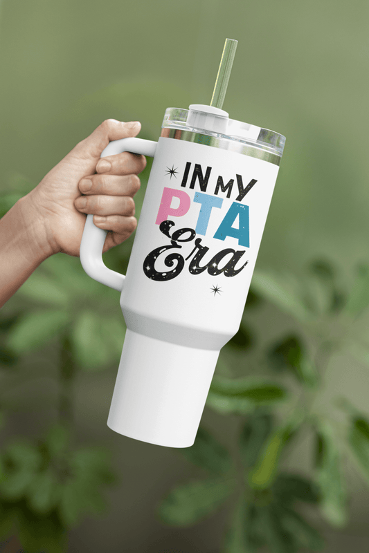 Stay Hydrated in Style: "In My PTA Era" 40 oz Tumbler!