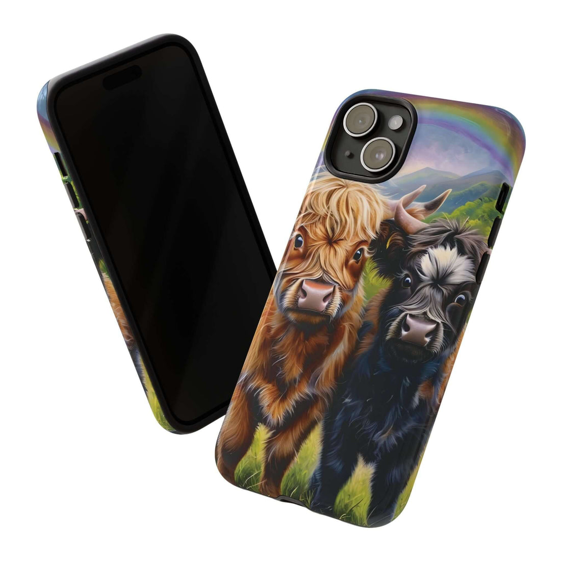 Highland Cow Phone Case – Cute, Colorful, and Protective!