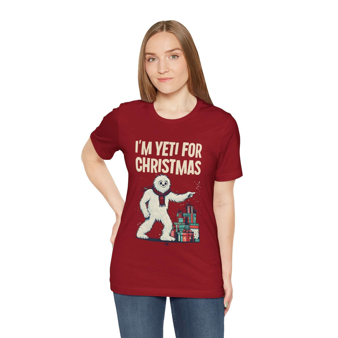 🎄 Stay Cozy and Cute with Our “I’m Yeti for Christmas” Tee!