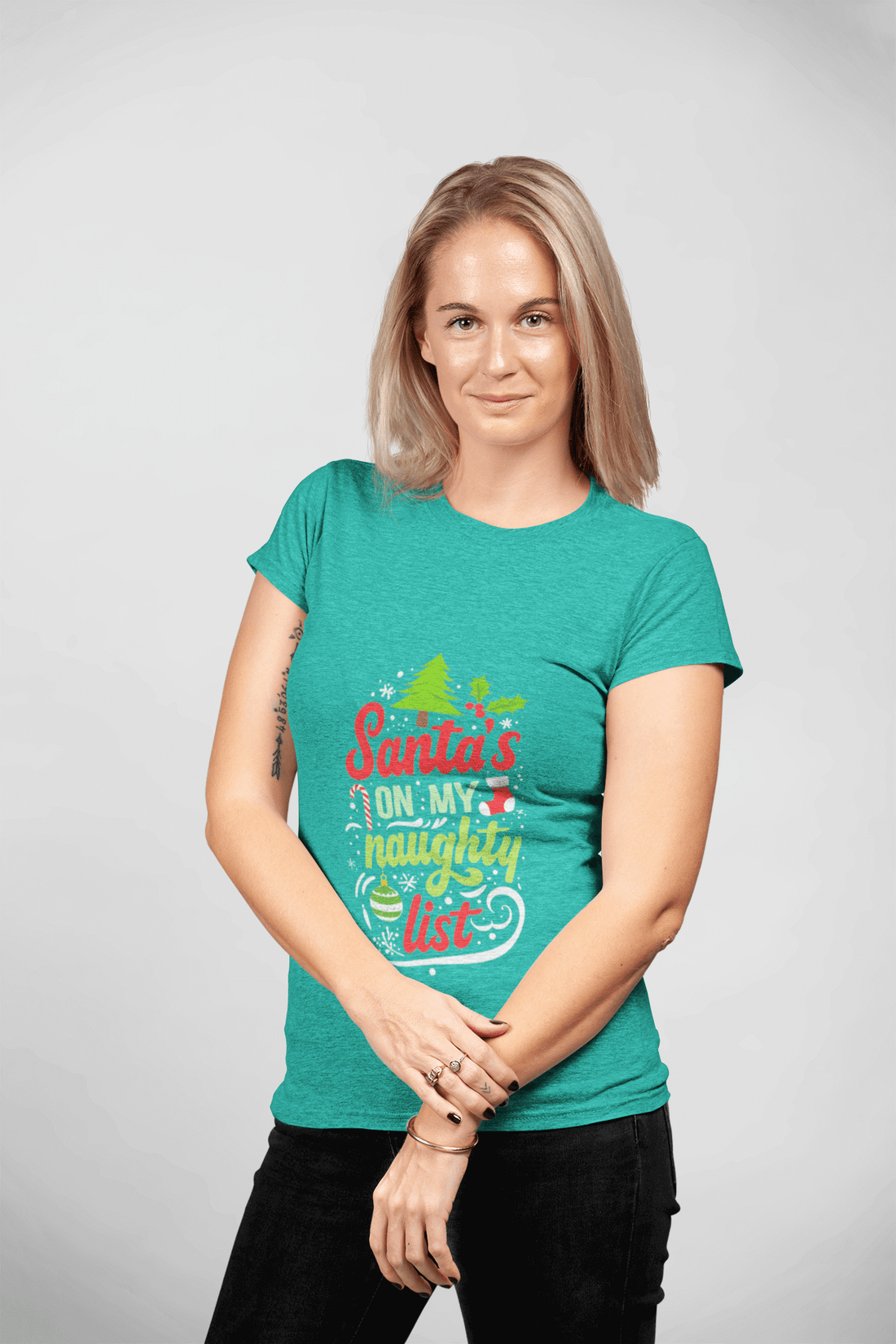 Holiday Humor for Everyone: Santa’s on My Naughty List Tees!