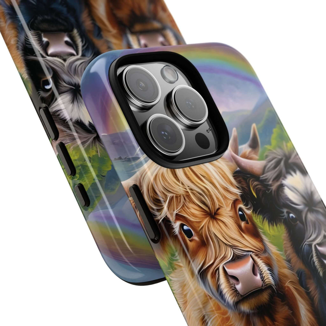Highland Cows on the Moo-ve – Phone Case Edition
