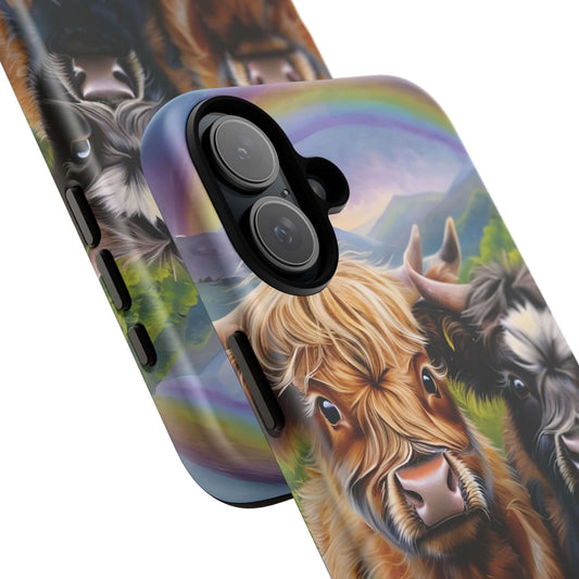 Rustic Charm Meets Modern Tech: Highland Cow Phone Case