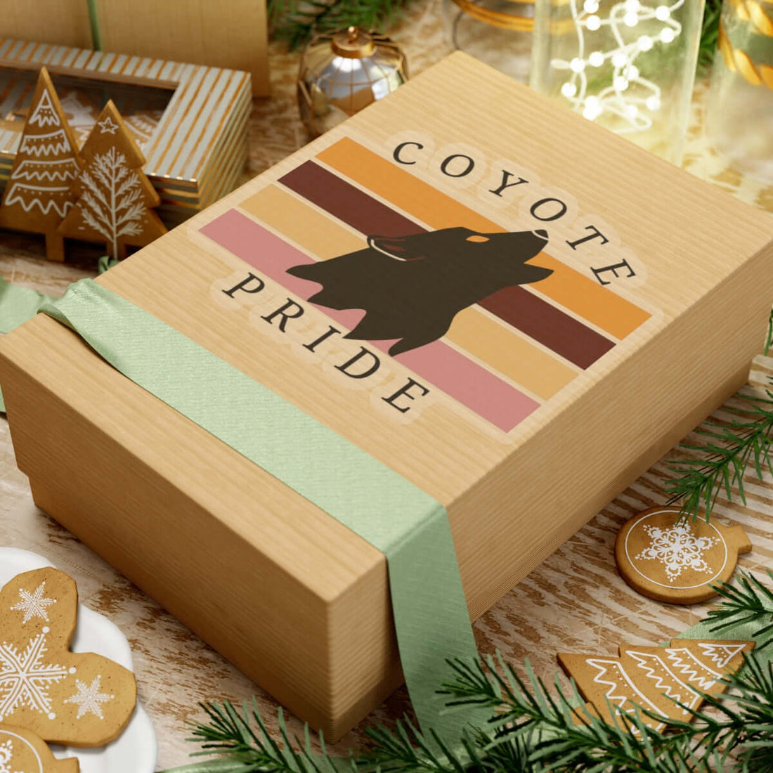 Gift Bold Spirit with Our "Coyote Pride" Stickers — Perfect for the Holidays!