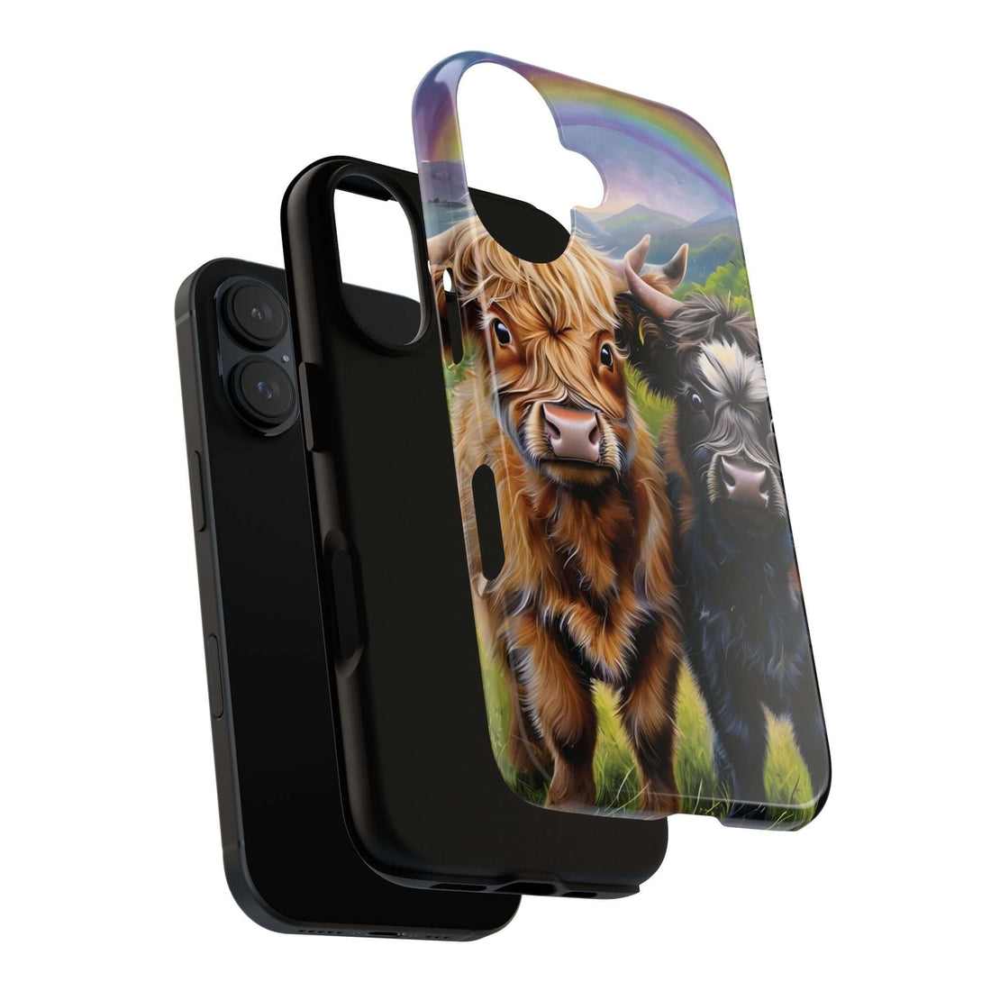 Adorable Highland Cow Phone Case: Cute Protection for Your Phone!
