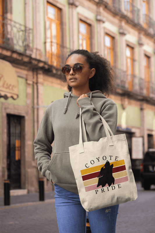 🌟 Wear Your Wild Side: "Coyote Pride" Tote Bags for Bold Spirits 🌟