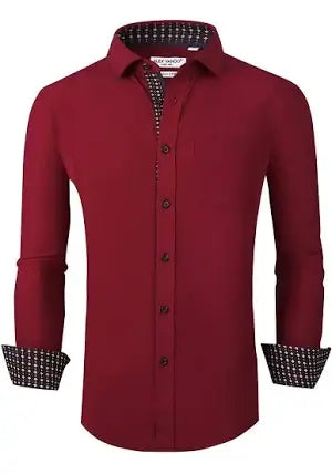 Must-Have Maroon Dress Shirt for Men (2025)