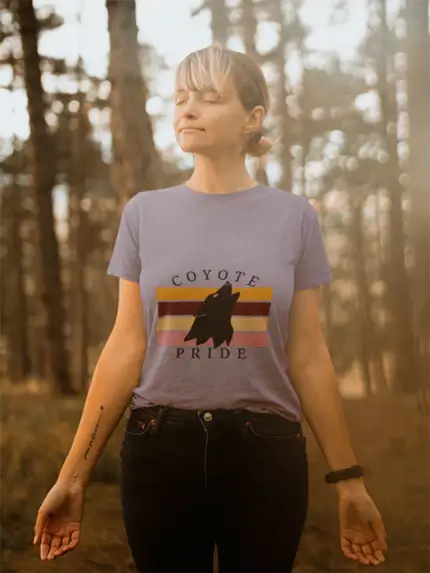 🌲 Embrace Your Wild Side with the Coyote Pride T-Shirt 🌲