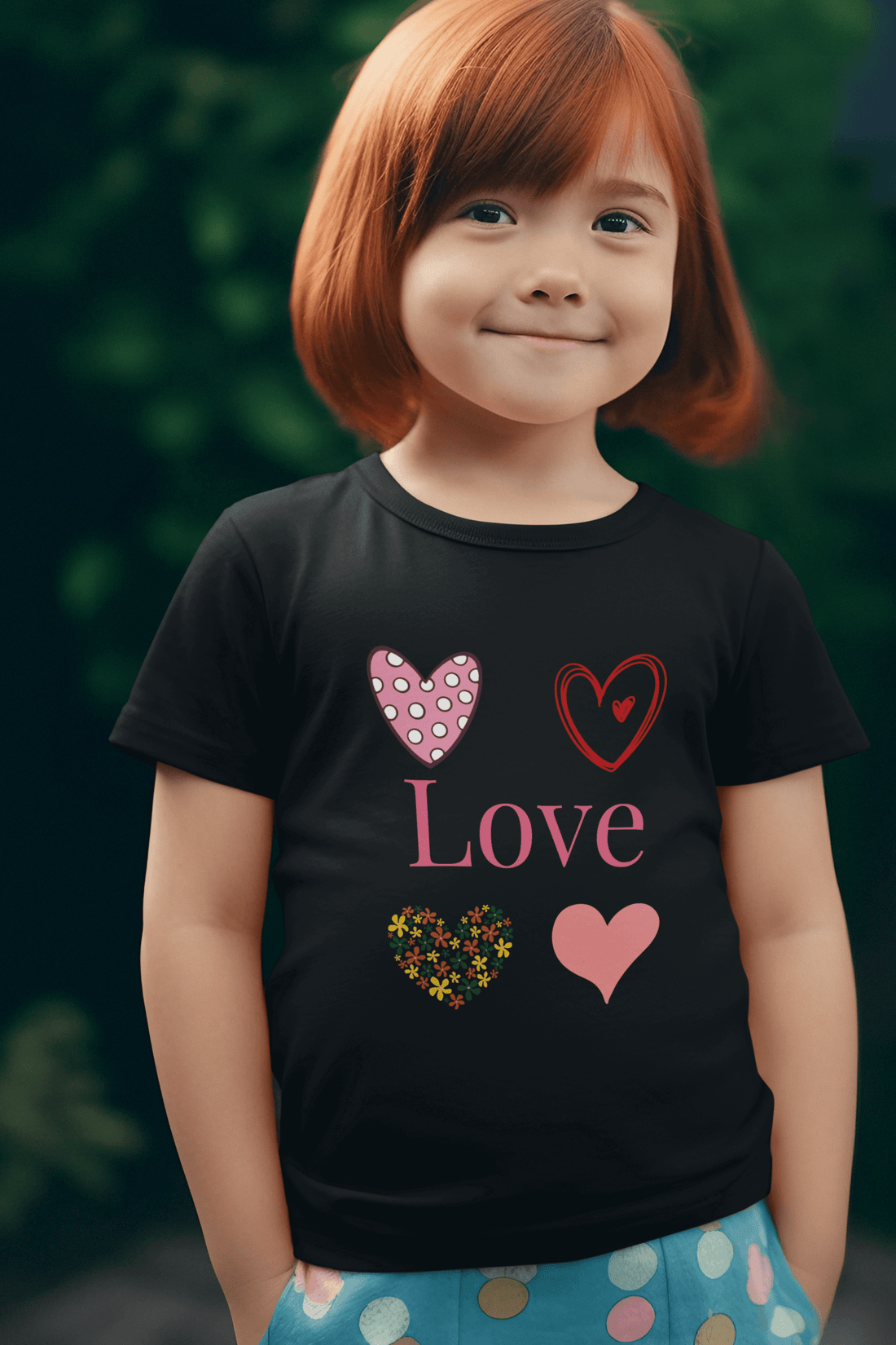 Fall in Love with This Adorable Kids Graphic Tee!