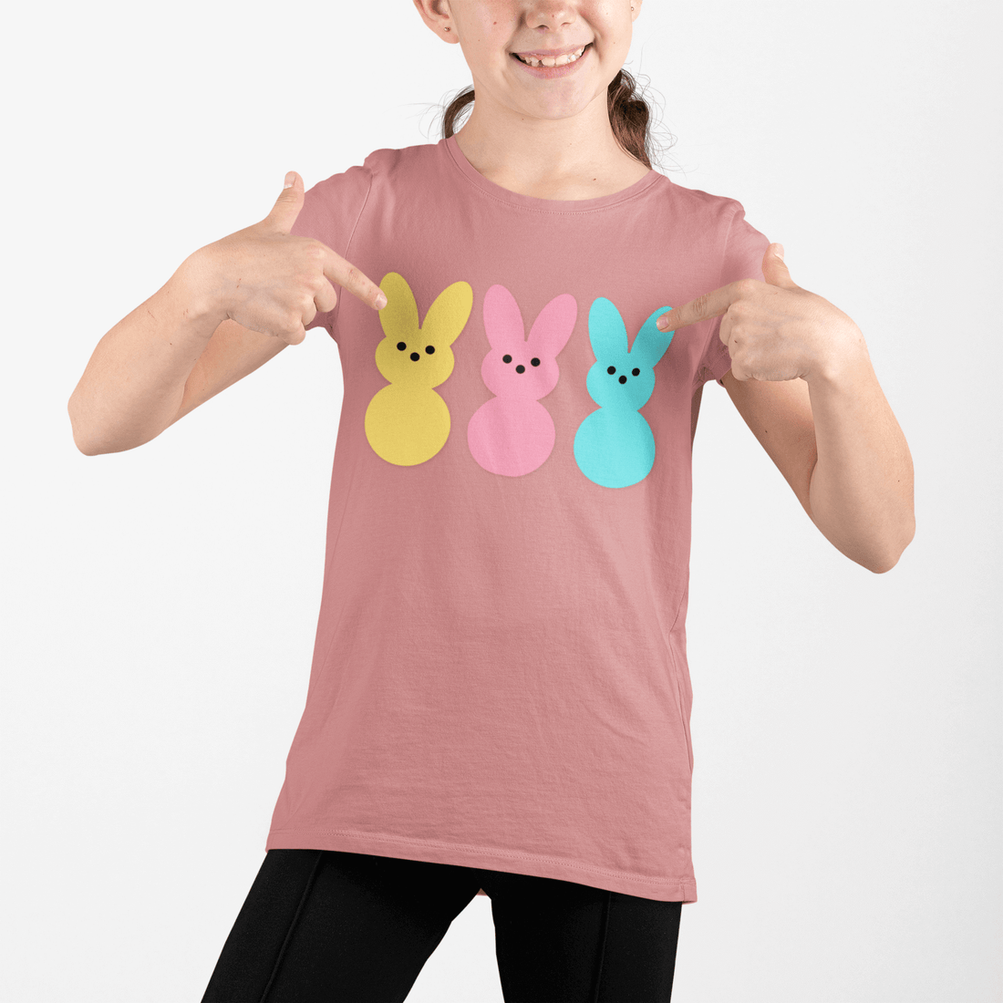 Colorful Bunny Tee for Kids – Perfect for Easter & Beyond!