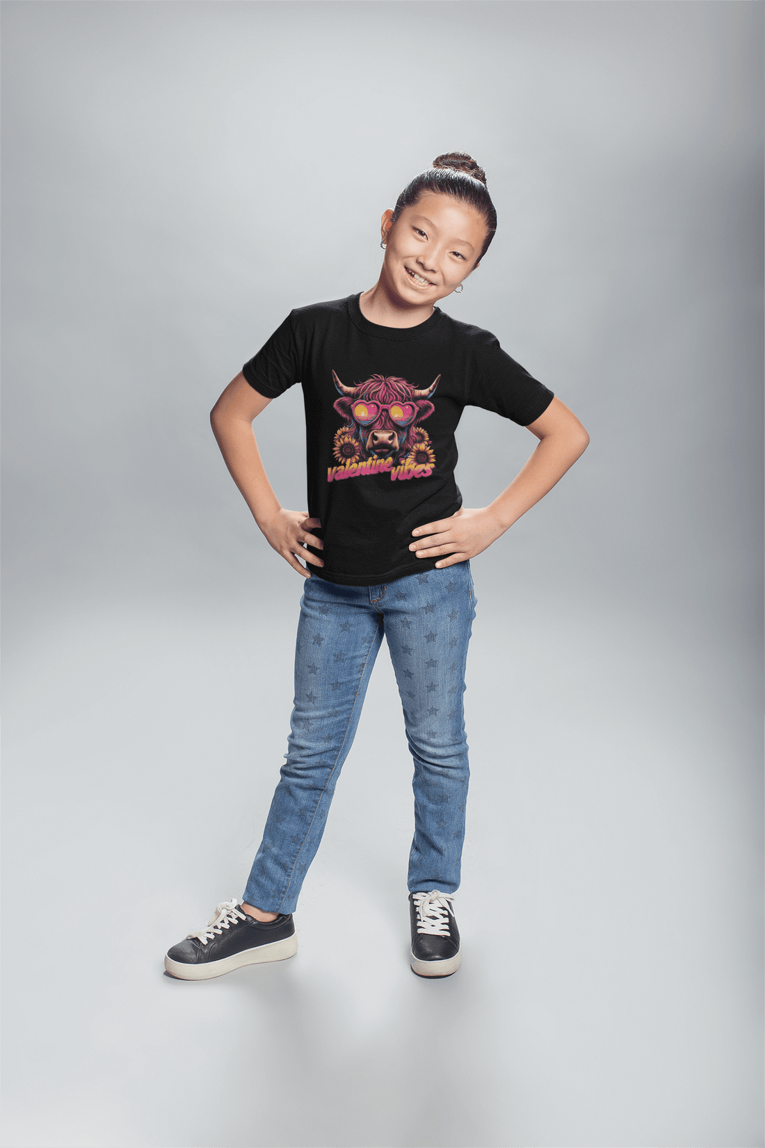 Cute Kids Halloween Shirt – Highland Cow Fall Vibes