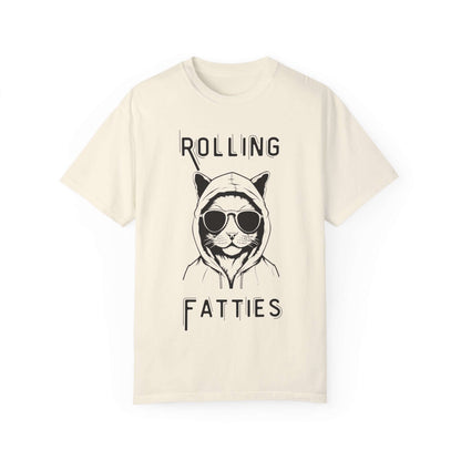 Rolling Fatties Funny Cat T-Shirt