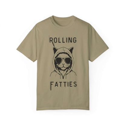 Rolling Fatties Funny Cat T-Shirt