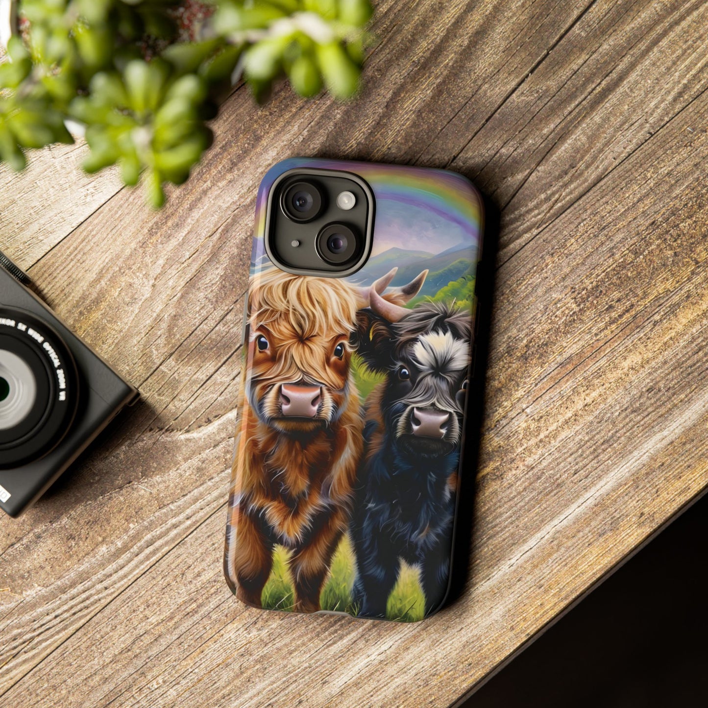 Highland Cow Besties Phone Case