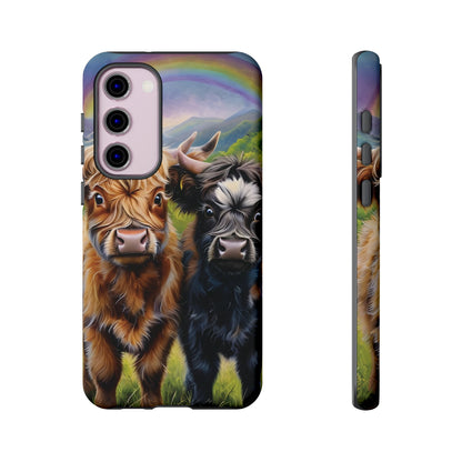 Highland Cow Besties Phone Case