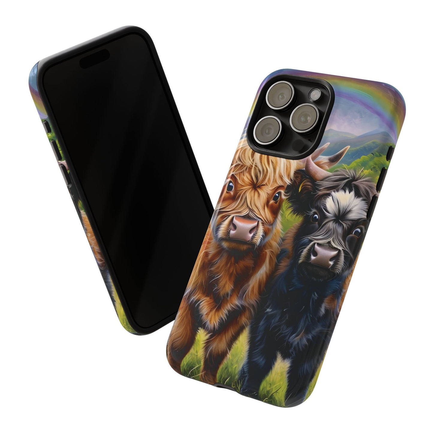 Highland Cow Besties Phone Case