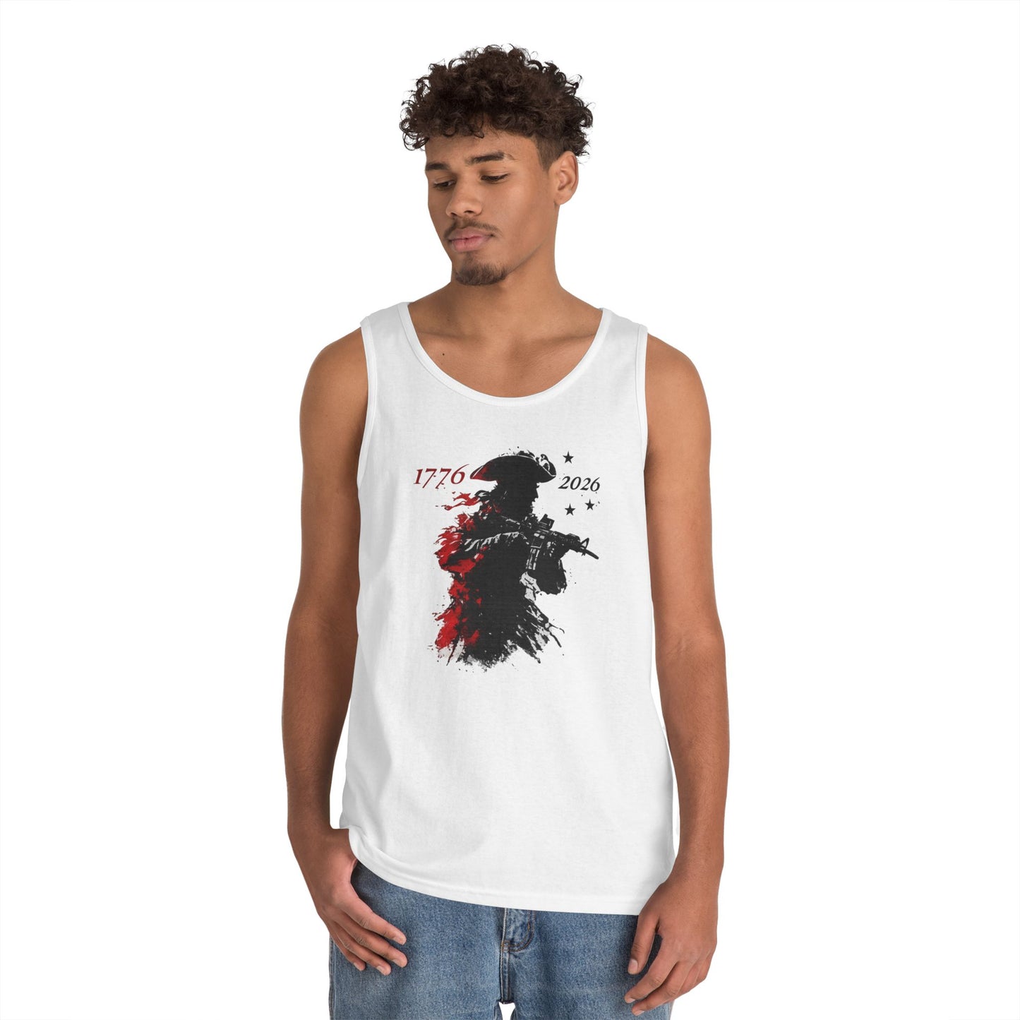 America 250 Patriotic Tank Top | Front & Back Design