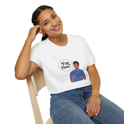 I'm Fine Graphic Tee – Inspired by an Iconic TV Moment