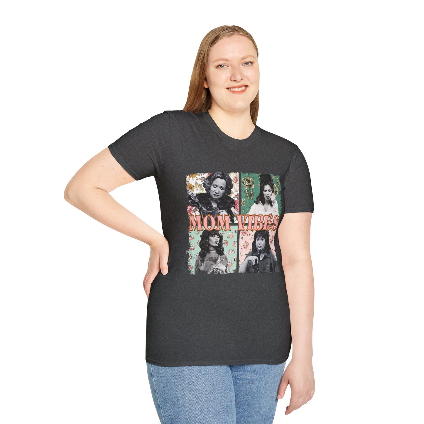 90s Mom Vibes Vintage Collage T-Shirt