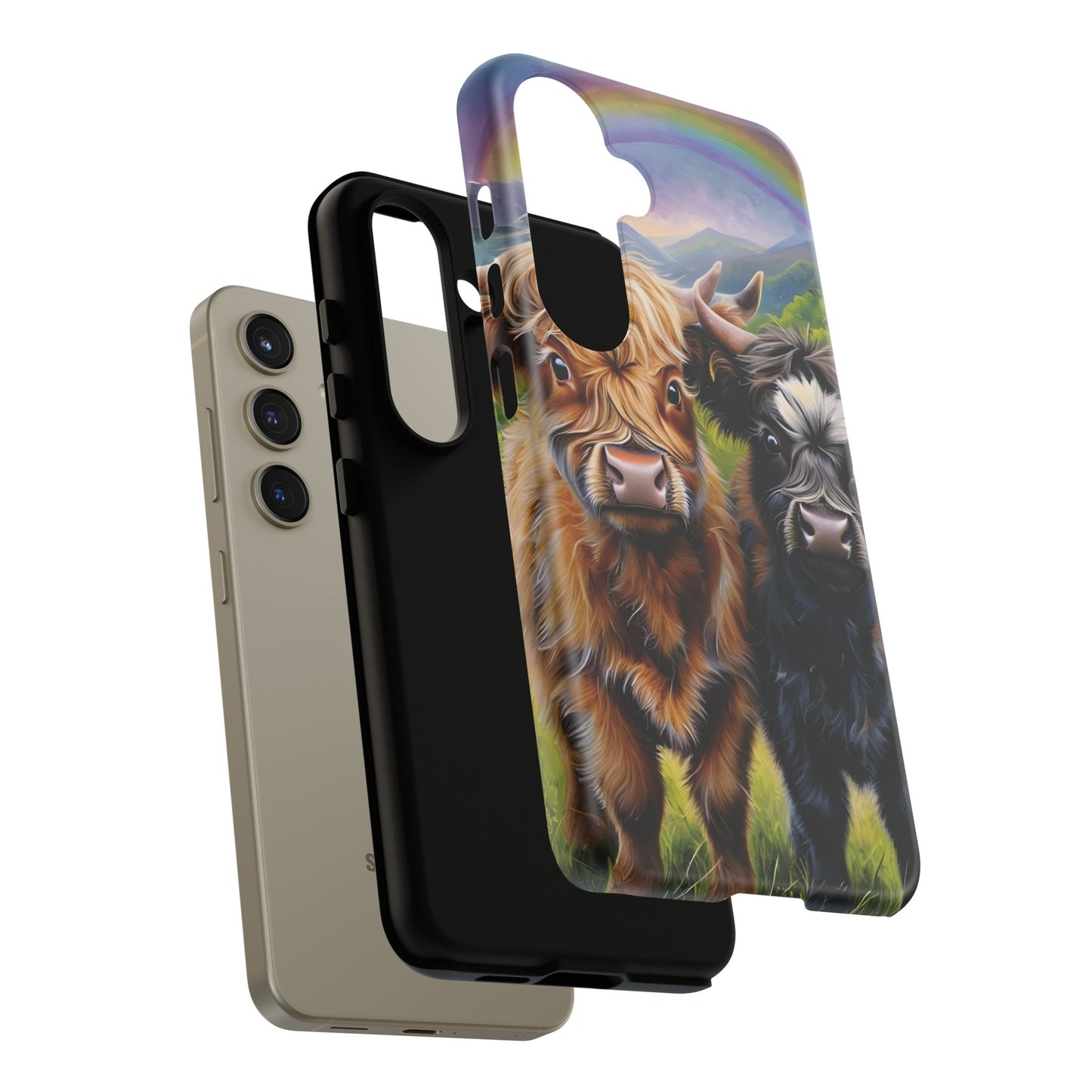 Highland Cow Besties Phone Case