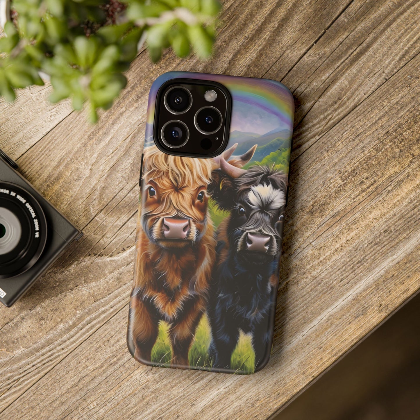 Highland Cow Besties Phone Case