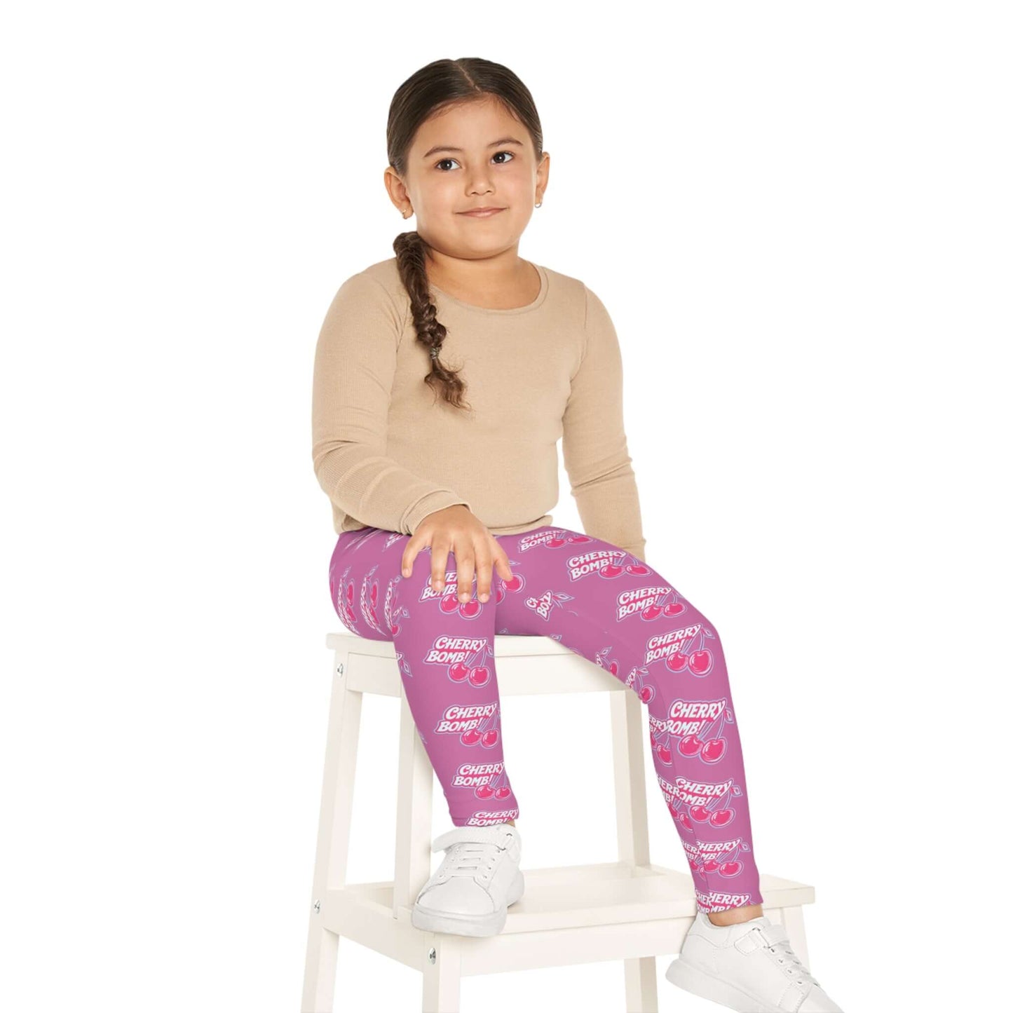 Cherry Bomb Kids Leggings - Fun & Comfy Activewear for Girls