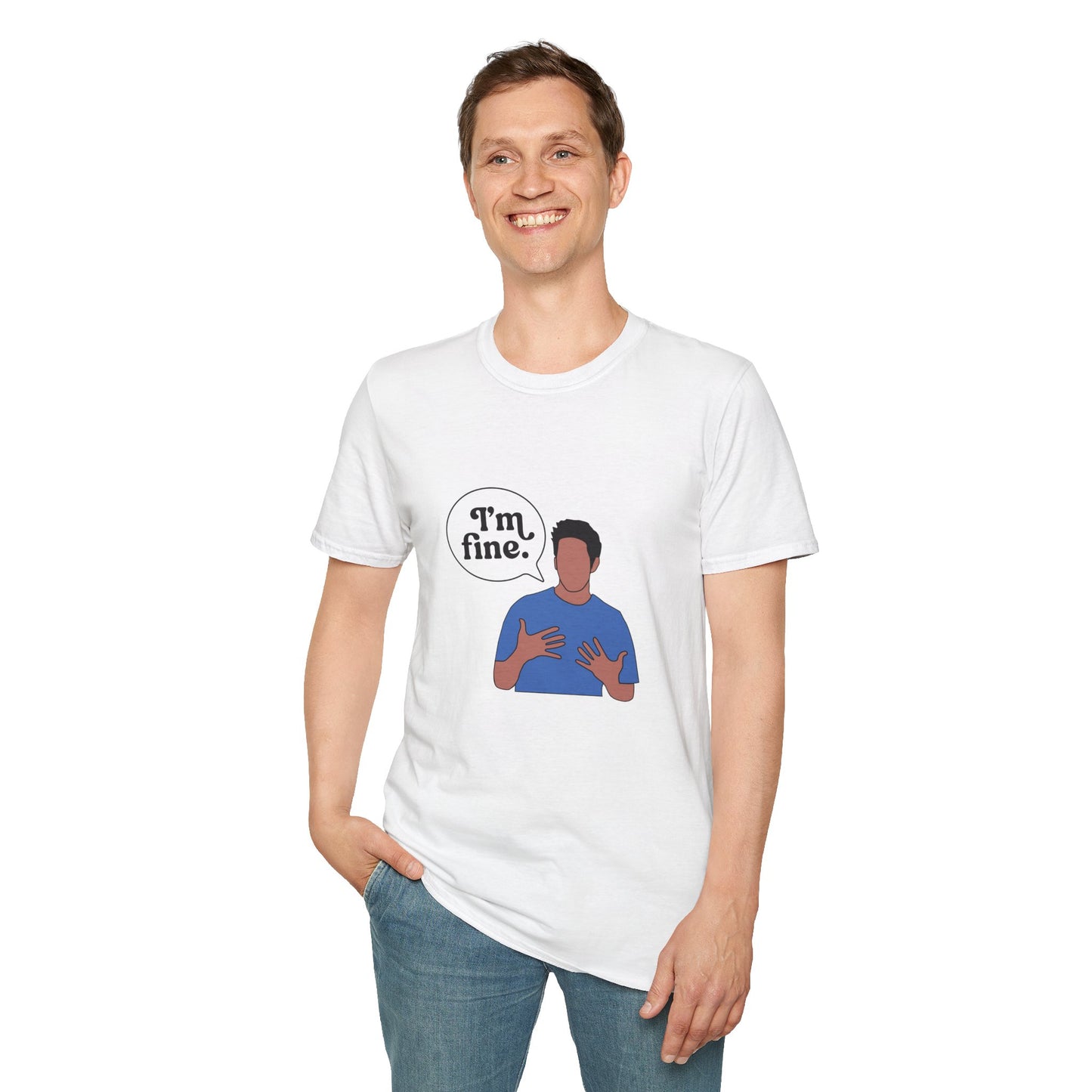 I'm Fine Graphic Tee – Inspired by an Iconic TV Moment