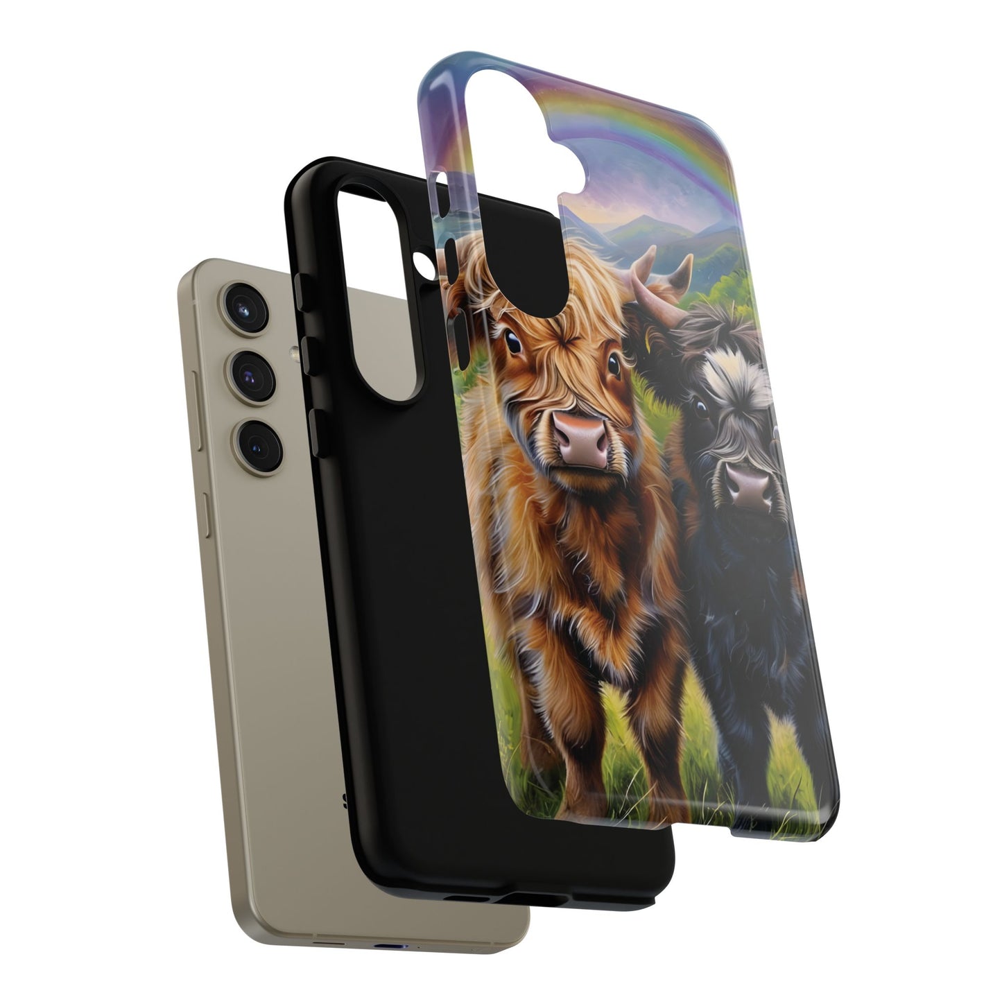 Highland Cow Besties Phone Case