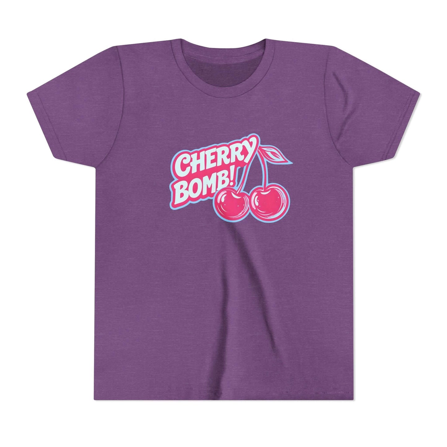 Youth Cherry Bomb Graphic Tee - Fun Summer Shirt