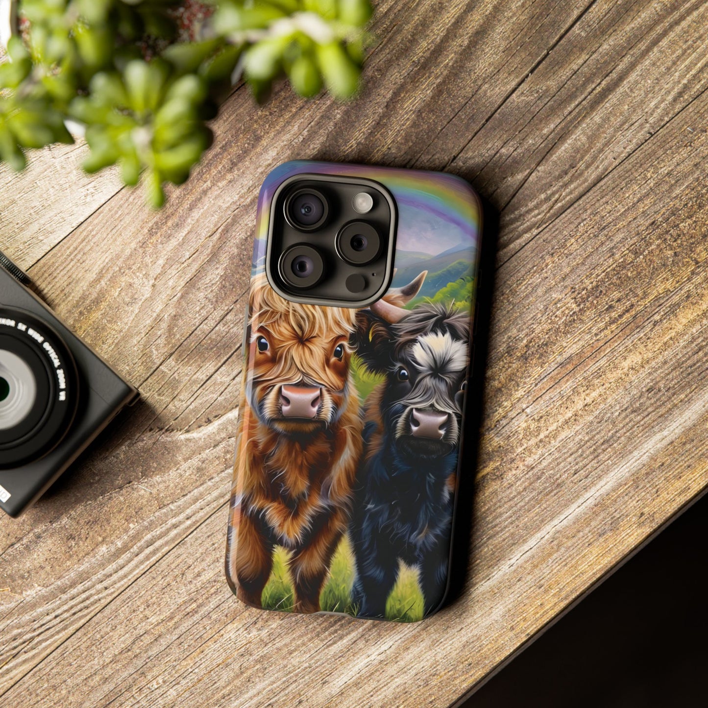 Highland Cow Besties Phone Case