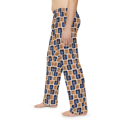 Cozy Men's Pajama Pants with Fun Print, Lounge Wear, Sleep Pants, Gift for Him, Relaxation Outfit, Holiday Gift Idea
