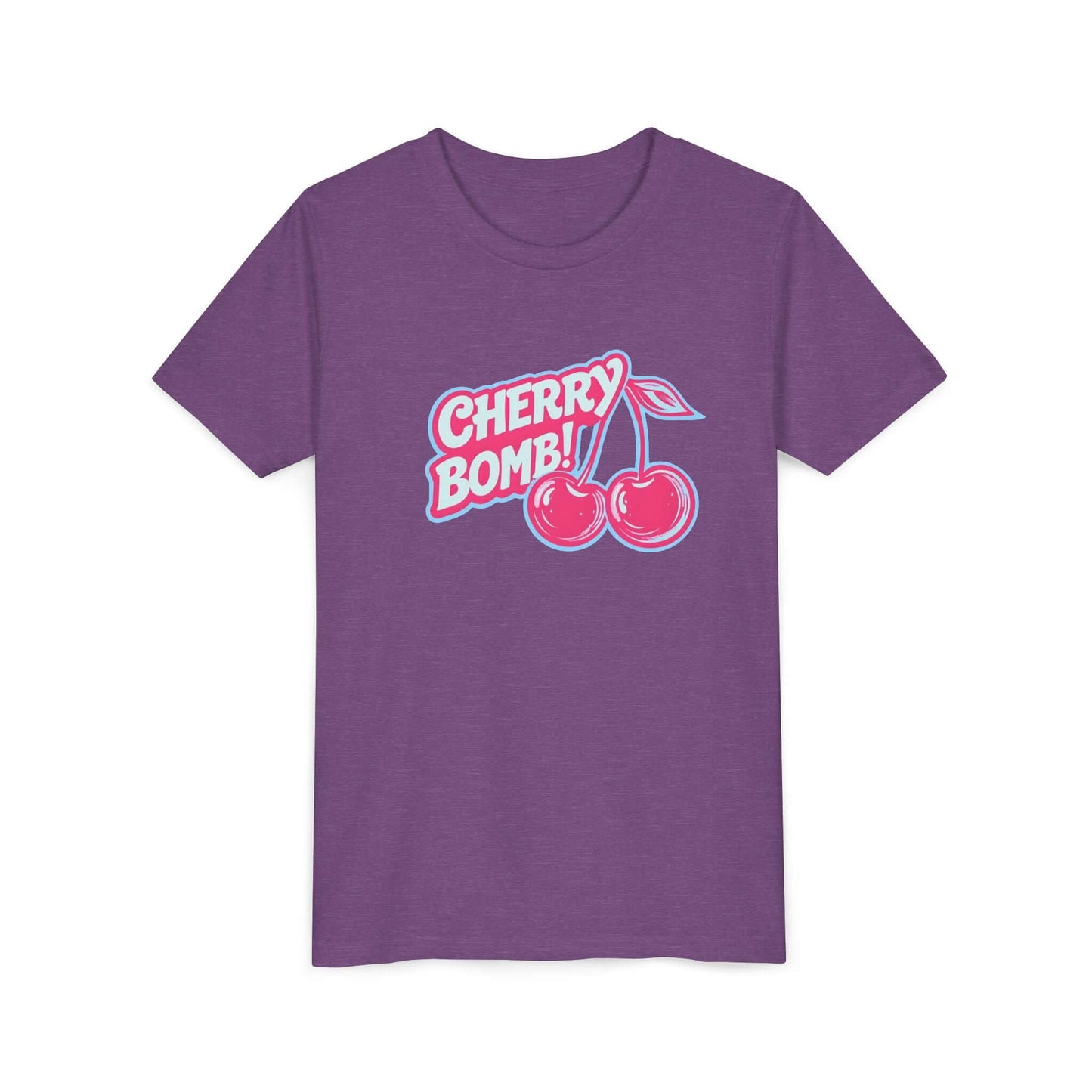 Youth Cherry Bomb Graphic Tee - Fun Summer Shirt