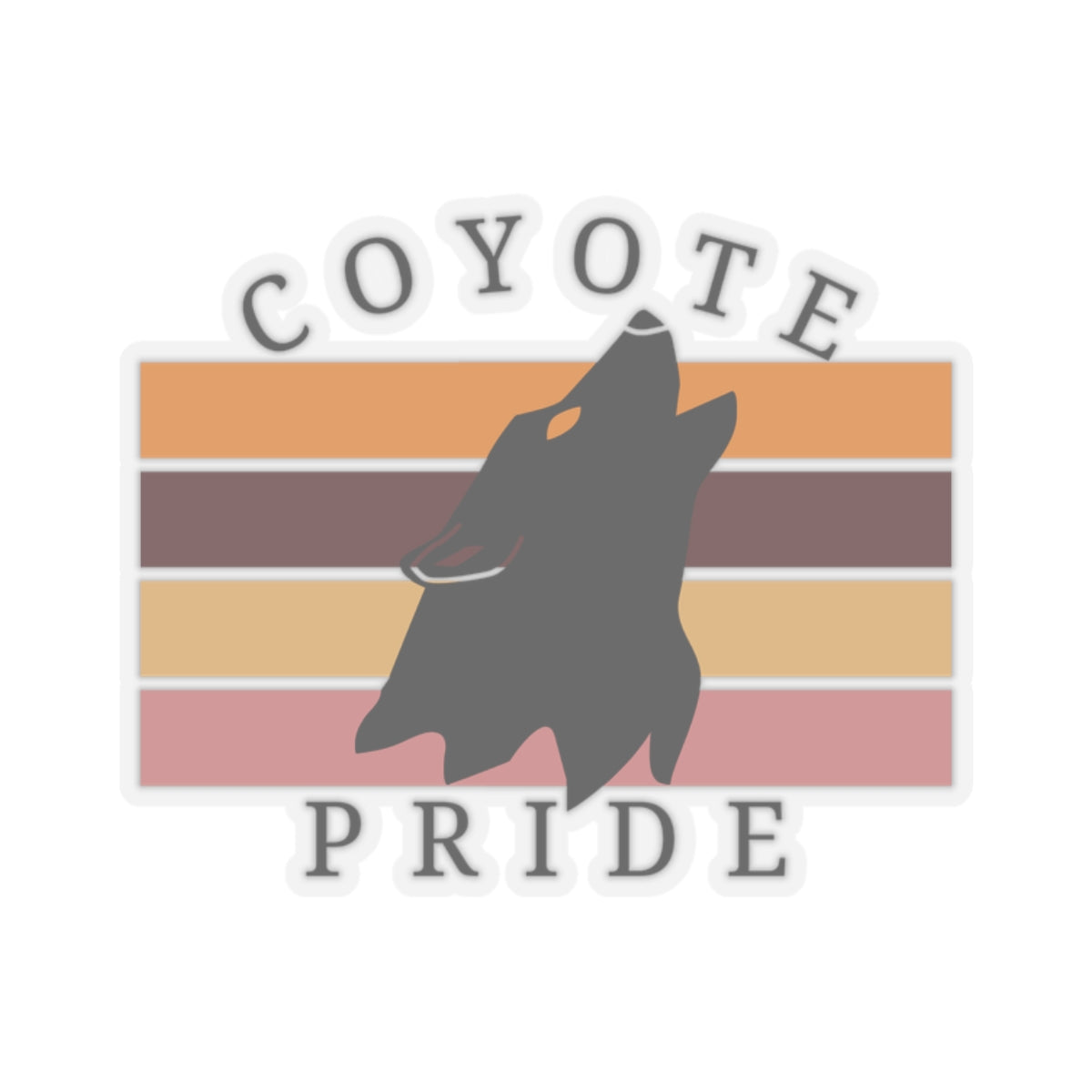 Coyote Pride School Spirit Sticker