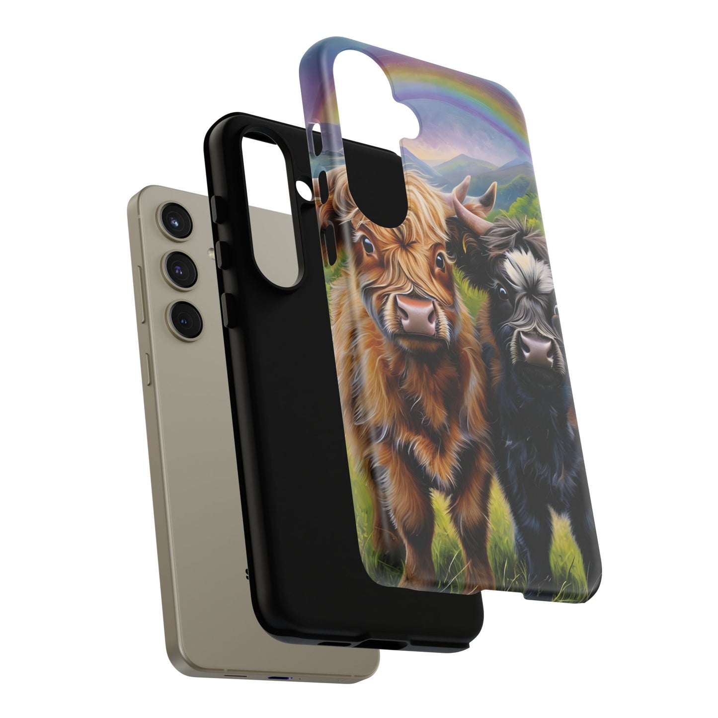 Highland Cow Besties Phone Case