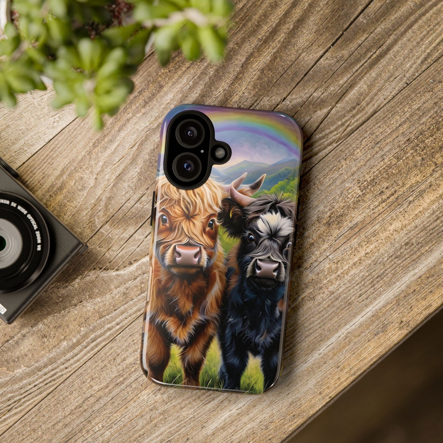 Highland Cow Besties Phone Case