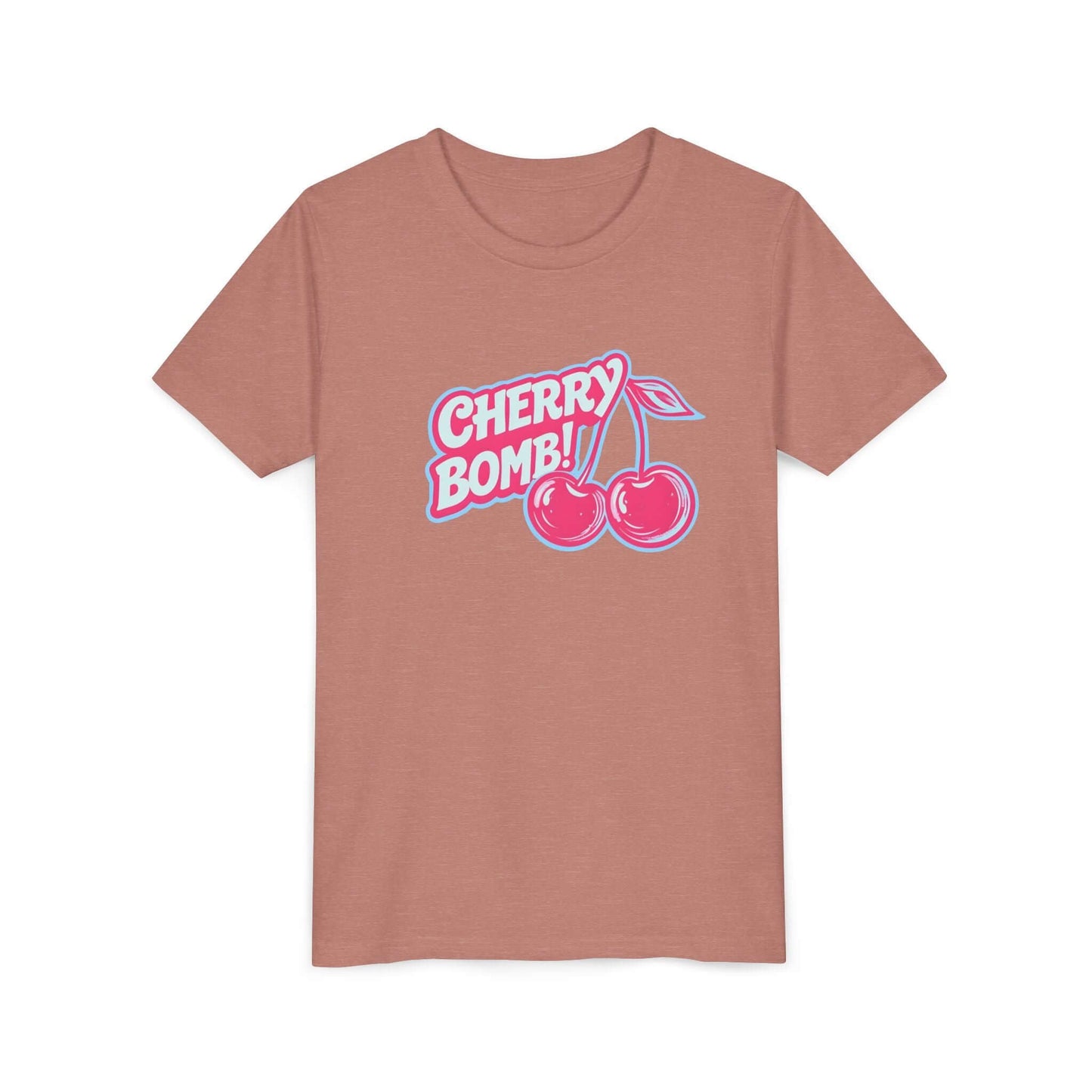 Youth Cherry Bomb Graphic Tee - Fun Summer Shirt