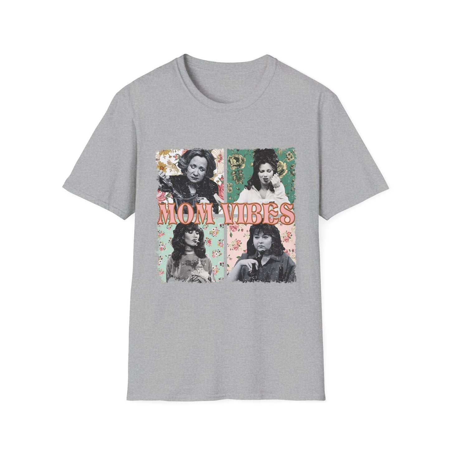 90s Mom Vibes Vintage Collage T-Shirt