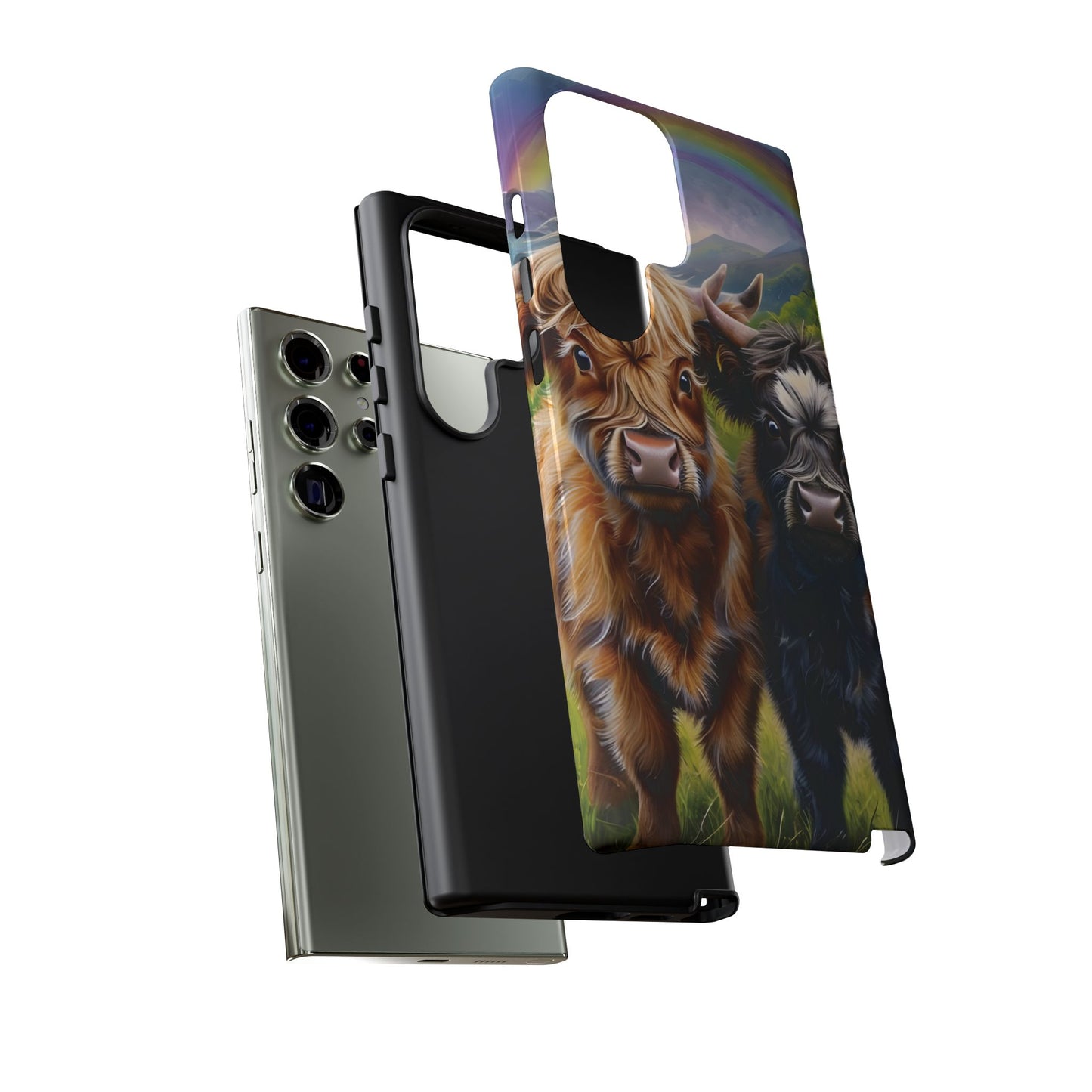 Highland Cow Besties Phone Case