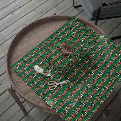 Funny Trump Christmas Wrapping Paper | Political Holiday Gift Wrap | Gag Gift Wrap | White Elephant Party Paper | Christmas Humor Wrap