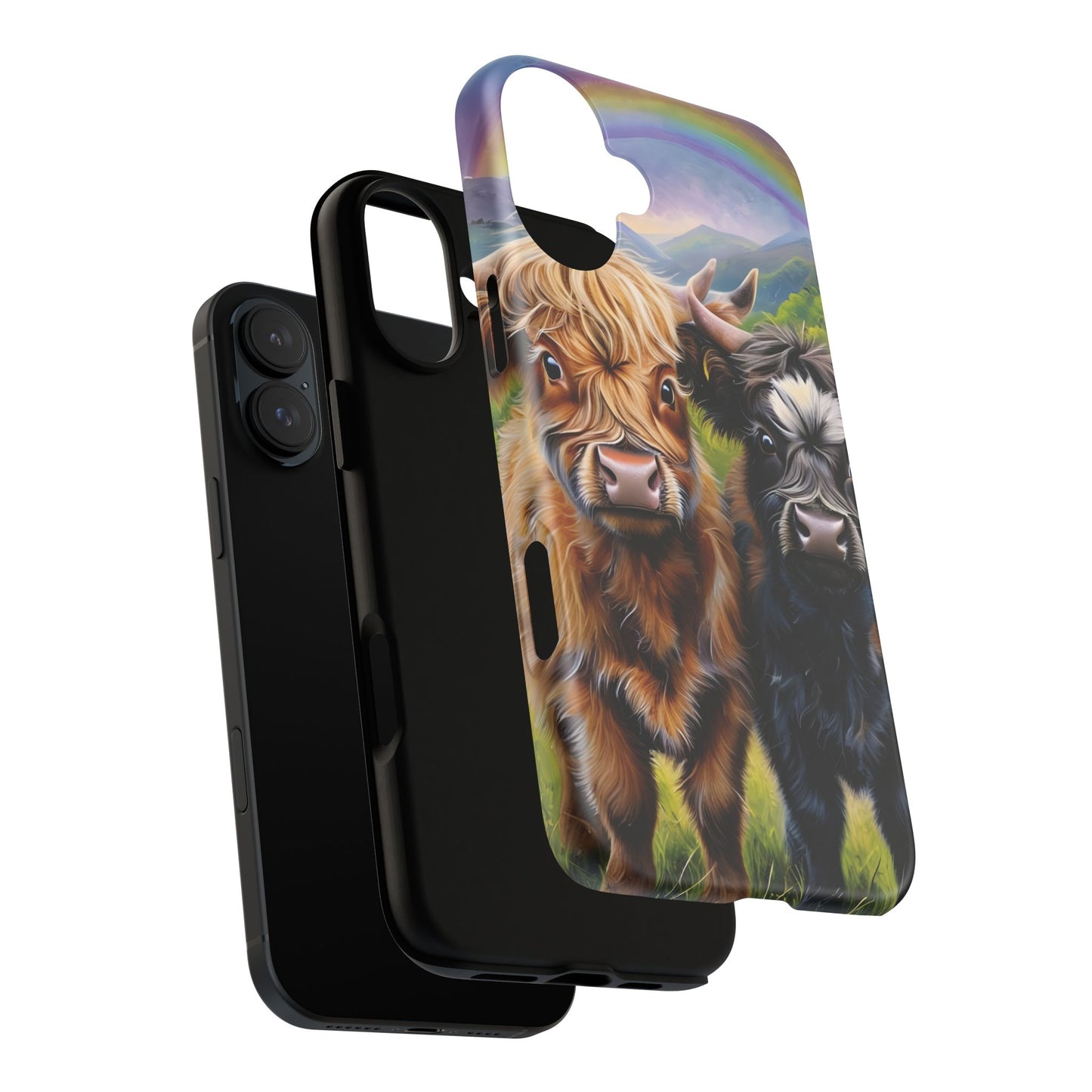 Highland Cow Besties Phone Case