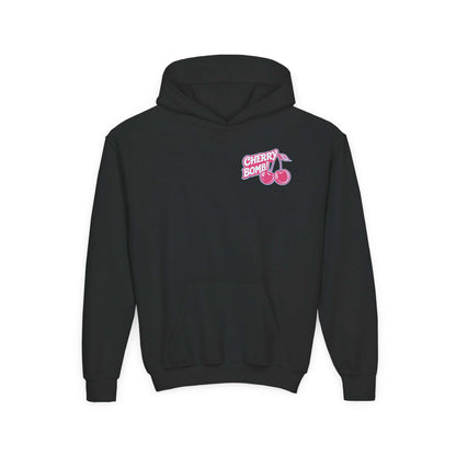 Cherry Bomb Youth Hoodie - Trendy Graphic Sweatshirt