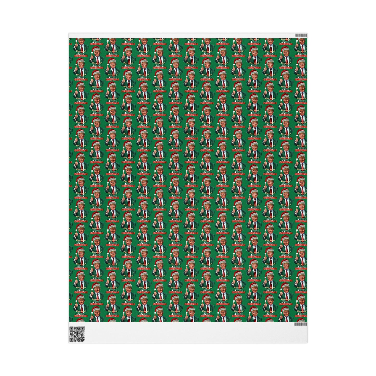 Funny Trump Christmas Wrapping Paper | Political Holiday Gift Wrap | Gag Gift Wrap | White Elephant Party Paper | Christmas Humor Wrap