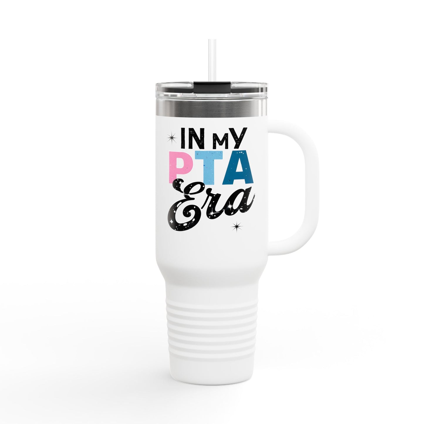 In my PTA Era Insulated Travel Mug, 40oz