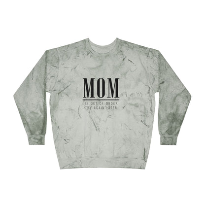 MOM is out of order