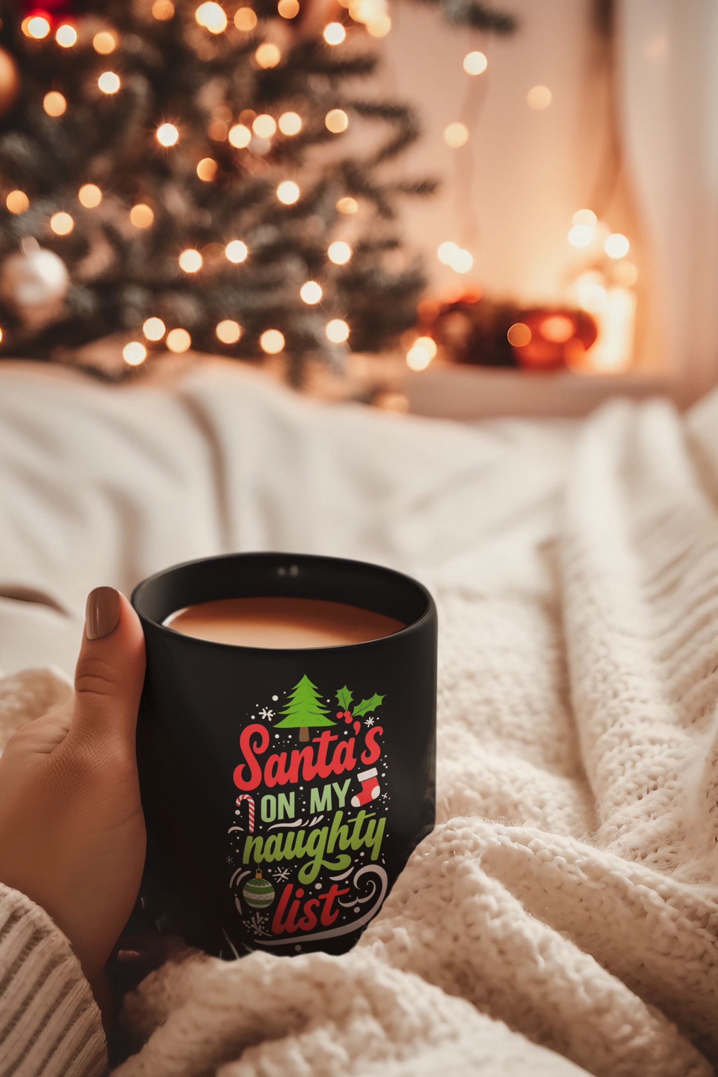 Santa's on my Naughty list Ceramic Mug